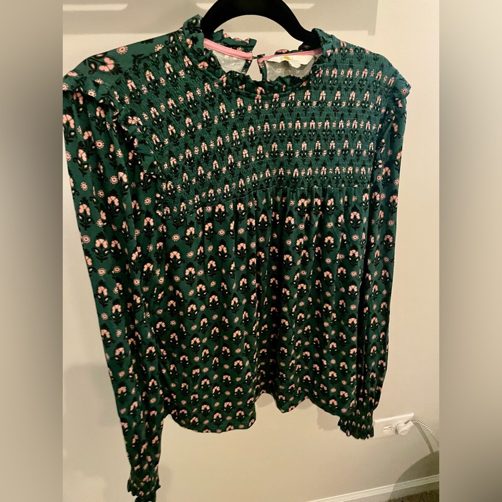 NEW YEAR SALE! Boden ruffle neck blouse